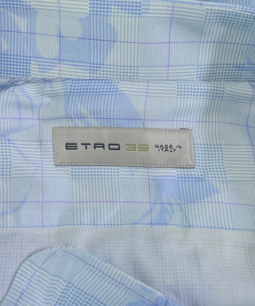 ETRO（エトロ）カジュアルシャツ 青 サイズ:39(M位) メンズ/2200716531869