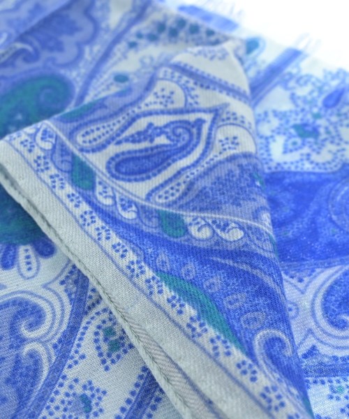 ETRO（エトロ）ストール 青 サイズ:- レディース/2200719924071