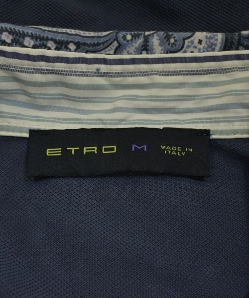 ETRO（エトロ）ポロシャツ 青 サイズ:M メンズ/2200720448177