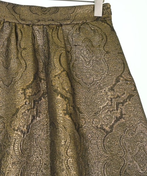 ETRO（エトロ）ひざ丈スカート ゴールド サイズ:40(M位) レディース/2200721305165