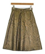 ETRO（エトロ）ひざ丈スカート ゴールド サイズ:40(M位) レディース/2200721305165
