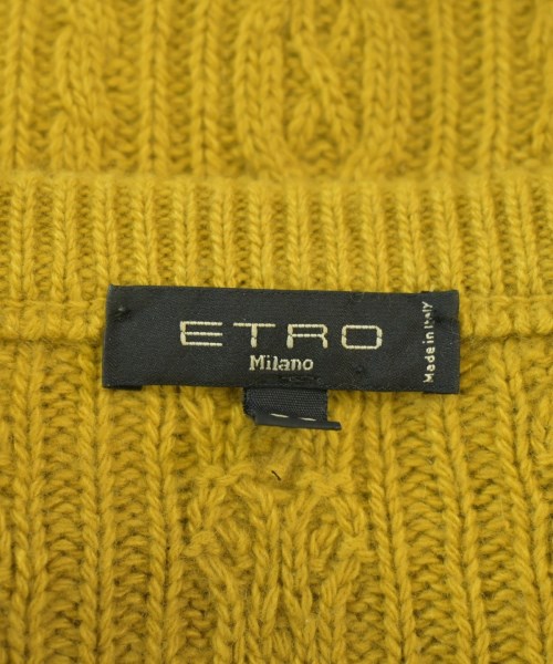 ETRO（エトロ）ニット・セーター 黄 サイズ:38(S位) レディース/2200721395111