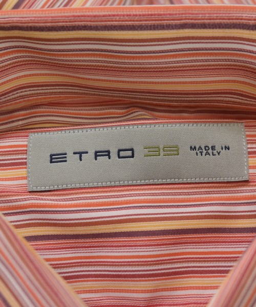 ETRO（エトロ）カジュアルシャツ 赤 サイズ:39(M位) メンズ/2200722080092