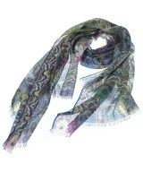 ETRO（エトロ）ストール 青 サイズ:- レディース/2200720315721
