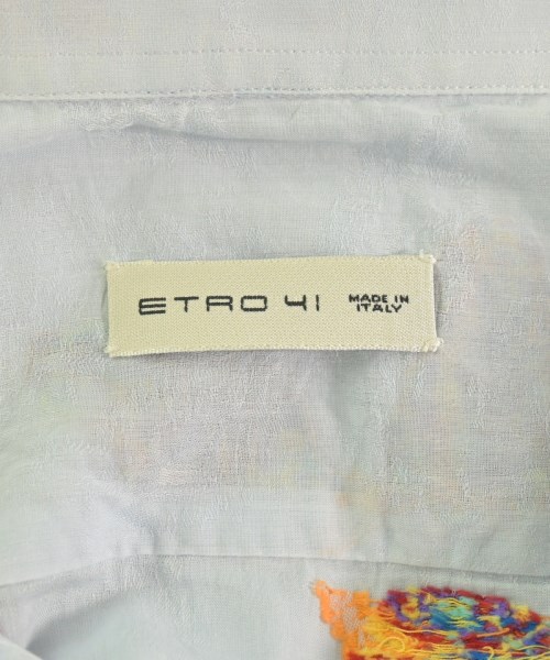 ETRO（エトロ）カジュアルシャツ 青 サイズ:41(XL位) メンズ/2200725356057