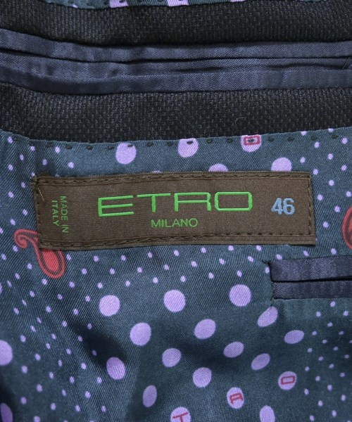 ETRO（エトロ）テーラードジャケット 紺 サイズ:46(M位) メンズ/2200726815126
