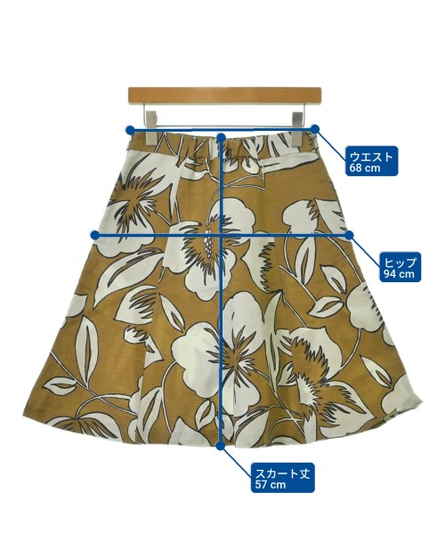 ETRO（エトロ）ひざ丈スカート ベージュ サイズ:42(M位) レディース/2200723822585