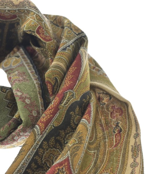 ETRO（エトロ）ストール カーキ サイズ:- レディース/2200723140269