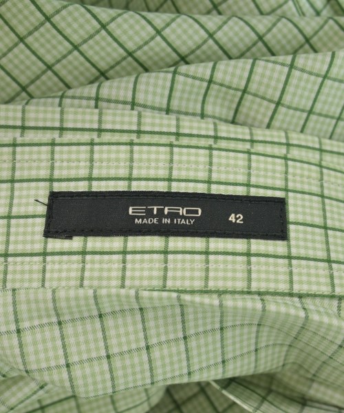 ETRO（エトロ）カジュアルシャツ 緑 サイズ:42(XS位) レディース/2200729081016