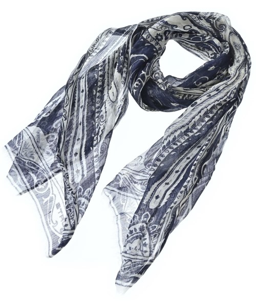 ETRO(エトロ)ストール 紺 サイズ:-/2200682653053