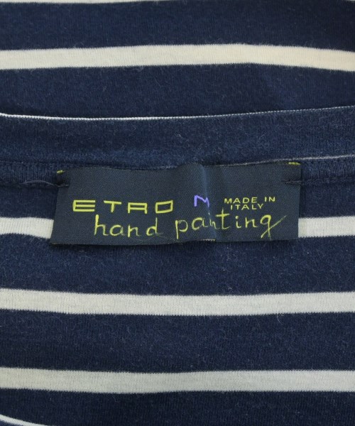 ETRO（エトロ）Tシャツ・カットソー 紺 サイズ:M メンズ/2200685113059