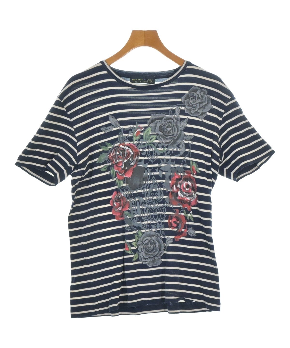 ETRO（エトロ）Tシャツ・カットソー 紺 サイズ:M メンズ/2200685113059