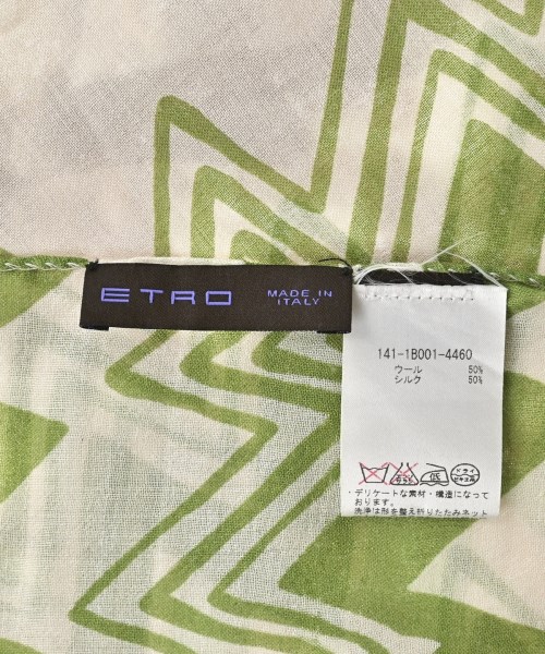 ETRO（エトロ）ストール 白 サイズ:- レディース/2200686101130