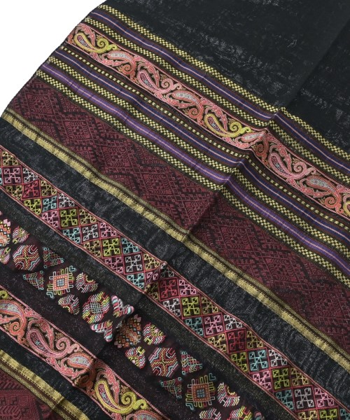 ETRO（エトロ）ストール 黒 サイズ:- レディース/2200686101147