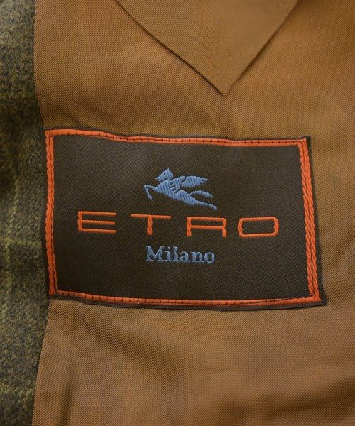 ETRO（エトロ）テーラードジャケット 茶 サイズ:52(XXL位) メンズ/2200686813040