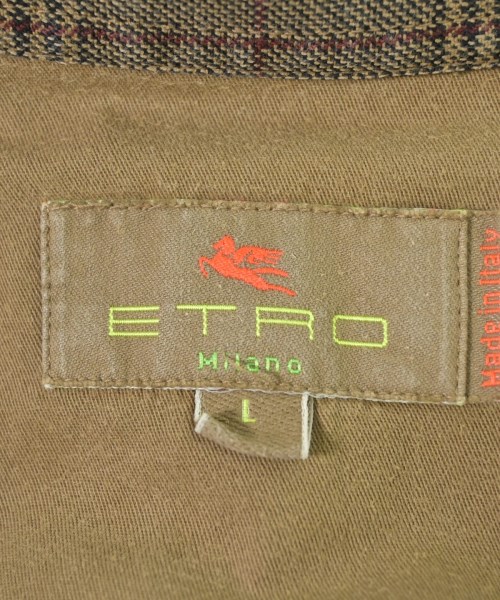 ETRO（エトロ）カジュアルシャツ ベージュ サイズ:L メンズ/2200686813347