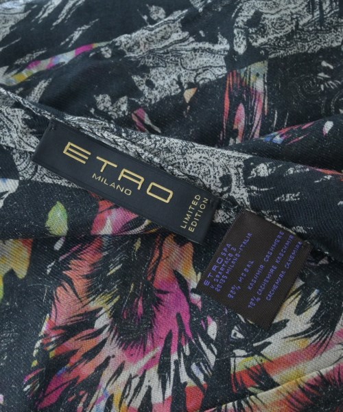 ETRO（エトロ）ストール 黒 サイズ:- メンズ/2200686924494
