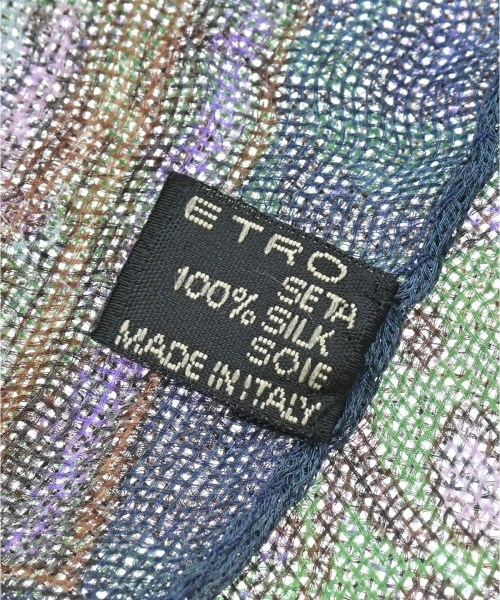 ETRO（エトロ）ストール 緑 サイズ:- メンズ/2200687467051