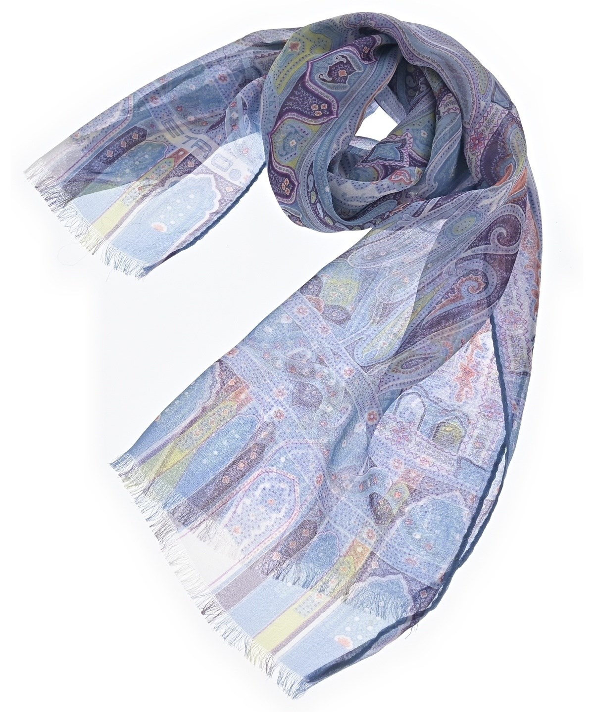 ETRO（エトロ）バンダナ・スカーフ 青 サイズ:- レディース