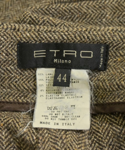 ETRO（エトロ）スラックス 茶 サイズ:44(S位) メンズ/2200693142072