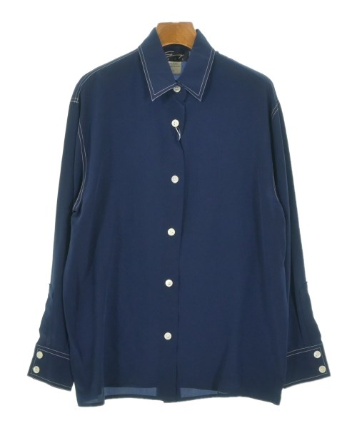 GENNY(ジェニー)カジュアルシャツ 紺 サイズ:42(M位)/2200660456072