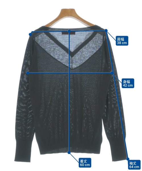 VALENTINO（ヴァレンティノ）ニット・セーター 黒 サイズ:S レディース/2200635818249