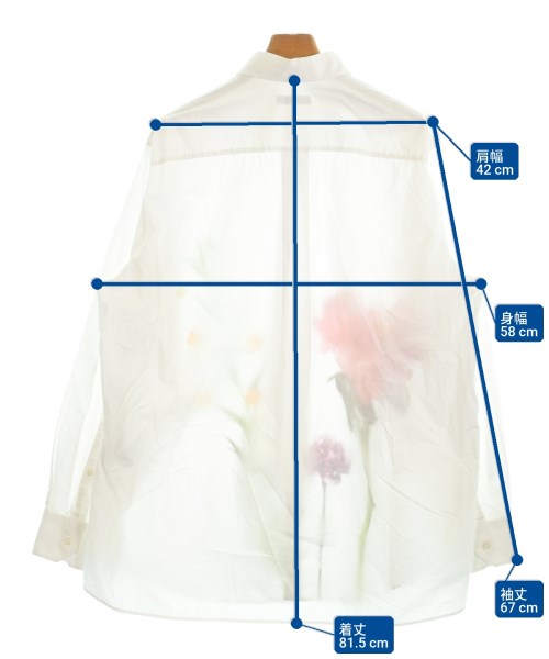 VALENTINO（ヴァレンティノ）カジュアルシャツ 白 サイズ:39(M位) メンズ/2200637226066