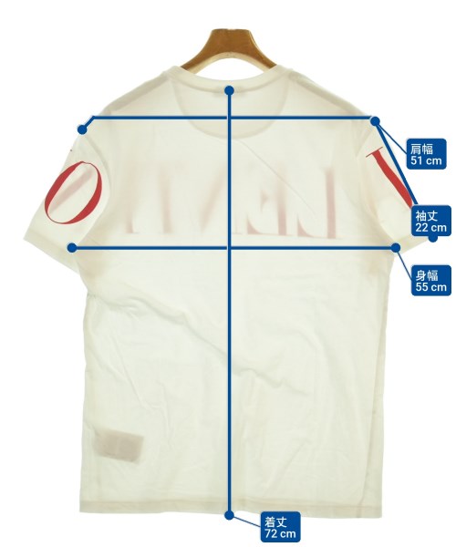 VALENTINO（ヴァレンティノ）Tシャツ・カットソー 白 サイズ:L メンズ/2200643138056