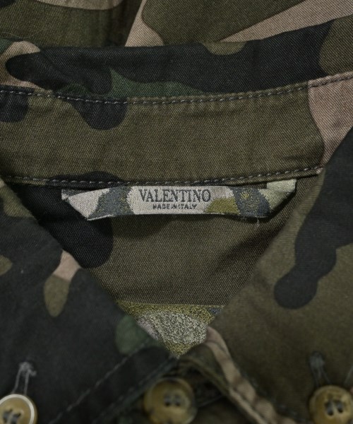 VALENTINO（ヴァレンティノ）カジュアルシャツ カーキ サイズ:46(M位) メンズ/2200643507111