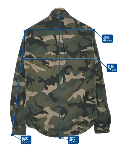 VALENTINO（ヴァレンティノ）カジュアルシャツ カーキ サイズ:46(M位) メンズ/2200643507111