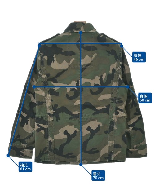 VALENTINO（ヴァレンティノ）ミリタリーブルゾン カーキ サイズ:44(S位) メンズ/2200643507128