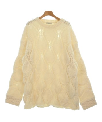 美品　VALENTINO／ヴァレンティノ★　ノースリーブ　ニット　うすクリーム VALENTINO - 美品 VALENTINO／ヴァレンティノ☆ ノースリーブ ニット