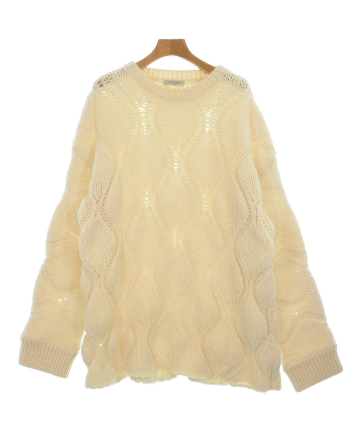 VALENTINO（ヴァレンティノ）ニット・セーター 白 サイズ:M レディース