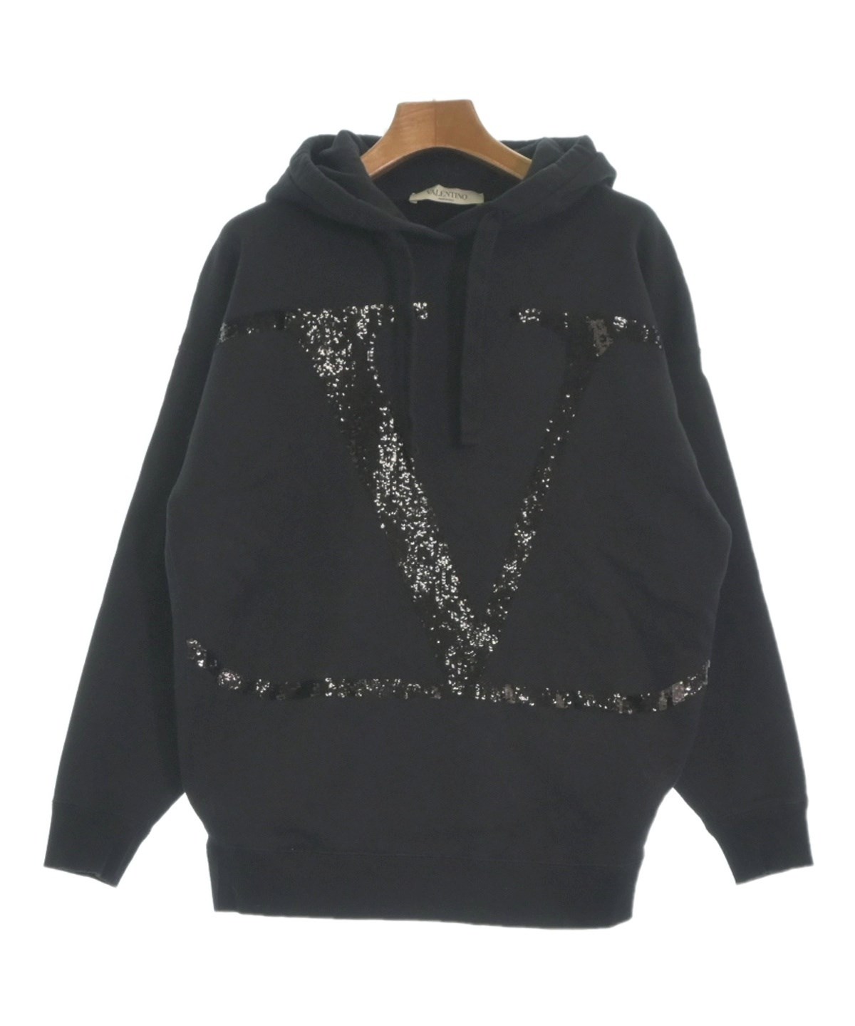 Valentino パーカー VALENTINO（ヴァレンティノ）パーカー 黒 サイズ:XS メンズ