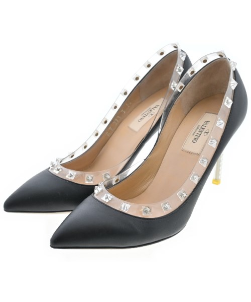 感謝の声続々！ VALENTINO（ヴァレンティノ）パンプス 黒 サイズ:EU36 1/2(23cm 靴