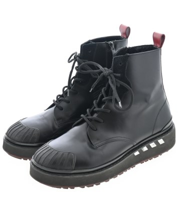 VALENTINO メンズ ブーツ サイズ41 VALENTINO（ヴァレンティノ）ブーツ 黒 サイズ:EU42(27cm位) メンズ