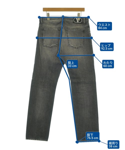 VALENTINO（ヴァレンティノ）デニムパンツ グレー サイズ:32(L位) メンズ/2200627807015