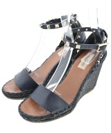 VALENTINO（ヴァレンティノ）サンダル 黒 サイズ:EU37(23.5cm位) レディース/2200619171438