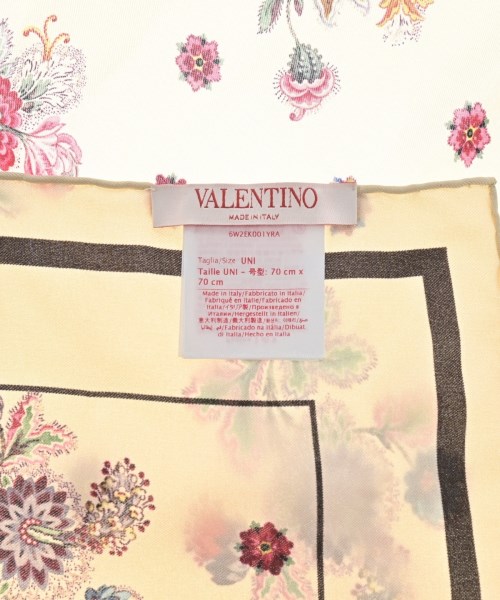 VALENTINO（ヴァレンティノ）バンダナ・スカーフ ベージュ サイズ:- レディース/2200632777020