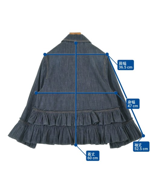 VALENTINO（ヴァレンティノ）デニムジャケット 紺 サイズ:38(S位) レディース/2200615499239