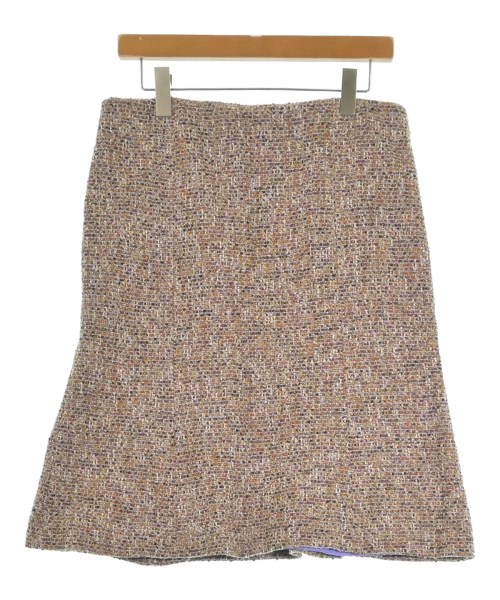 VALENTINO ROMA（ヴァレンティノローマ）ひざ丈スカート 茶 サイズ:44(L位) レディース/2200618444069