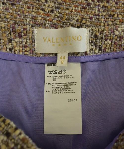 VALENTINO ROMA（ヴァレンティノローマ）ひざ丈スカート 茶 サイズ:44(L位) レディース/2200618444069