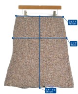 VALENTINO ROMA（ヴァレンティノローマ）ひざ丈スカート 茶 サイズ:44(L位) レディース/2200618444069