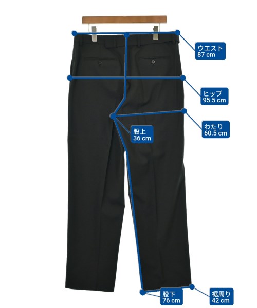 VALENTINO（ヴァレンティノ）スラックス 黒 サイズ:50(XL位) メンズ/2200619213046