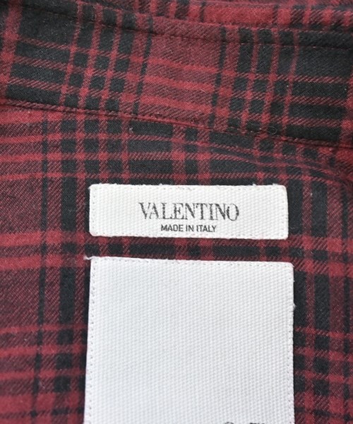 VALENTINO（ヴァレンティノ）カジュアルシャツ 赤 サイズ:42(XXL位) メンズ/2200620293105