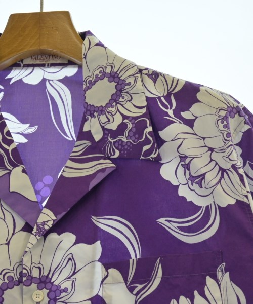 VALENTINO（ヴァレンティノ）カジュアルシャツ 紫 サイズ:44(S位) メンズ/2200620843058