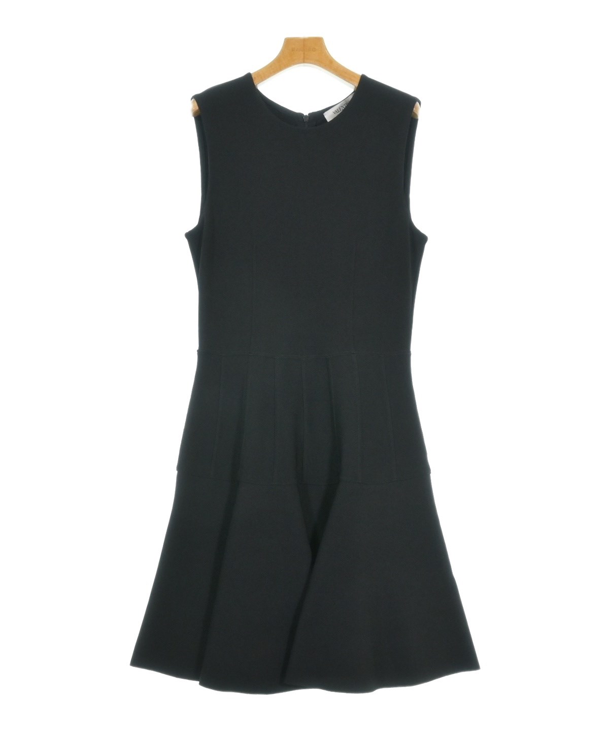 【新品未使用】希少♪ VALENTINO ヴァレンティノ ブラック ワンピース VALENTINO（ヴァレンティノ）ワンピース 黒 サイズ:L レディース