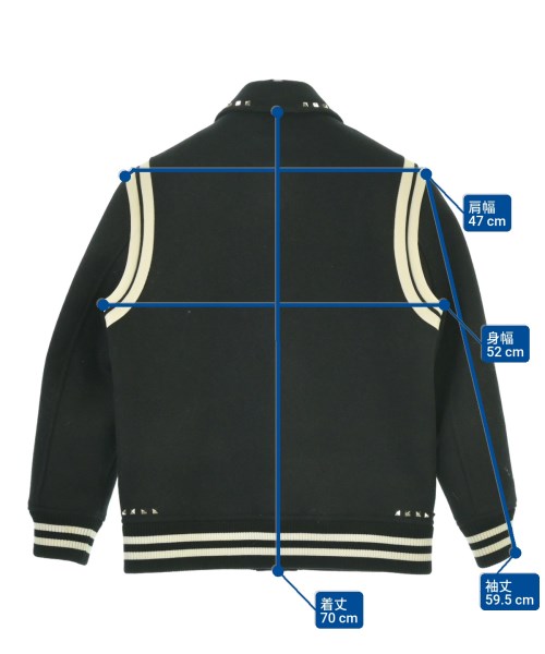 VALENTINO（ヴァレンティノ）スタジャン 黒 サイズ:44(S位) メンズ/2200667730038