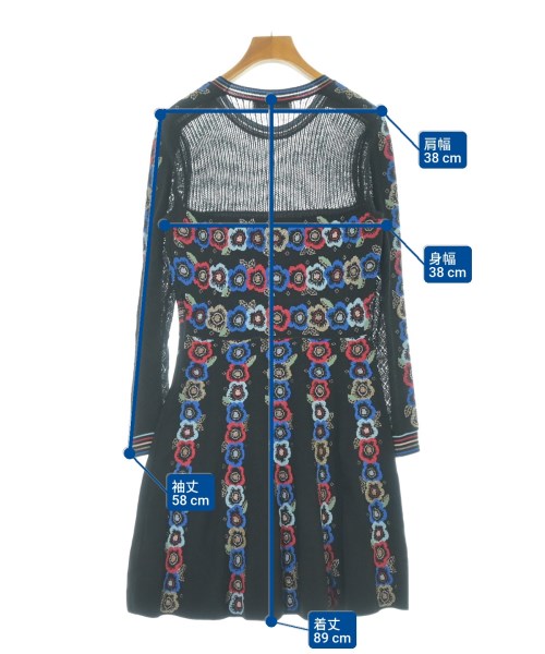 VALENTINO（ヴァレンティノ）ワンピース 黒 サイズ:S レディース/2200673675040