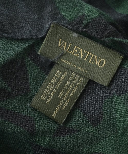 VALENTINO（ヴァレンティノ）ストール 緑 サイズ:- レディース/2200670782260